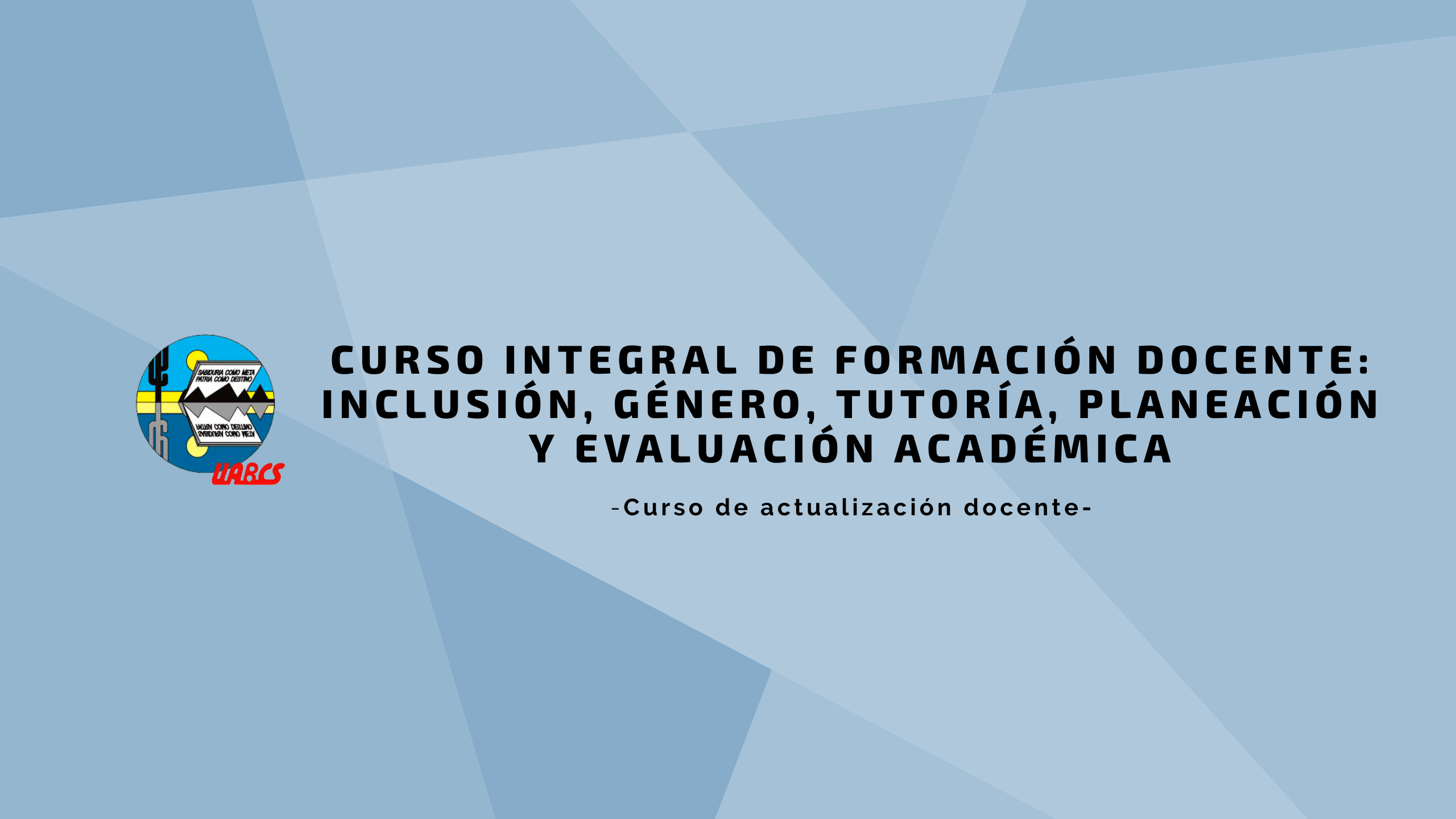 Course Image Curso integral de formación docente: inclusión, género, tutoría, planeación y evaluación académica